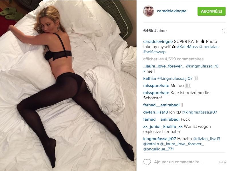 Kate Moss sur Instagram
